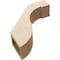 Ekena Millwork 5-inch W x 18-inch D x 18-inch H Del Monte Rough Cedar Woodgrain TimberThane Knee Brace, Primed BRCUR05X18X18DELRCPR - alternate 3